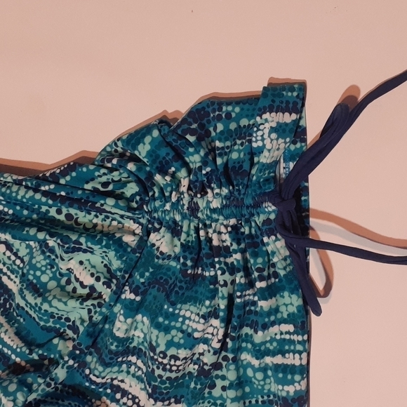 Go Gossip Womens Swim Suit Convertible Tankini Deep Dive Blue Swim Suit Medium - Picture 8 of 13